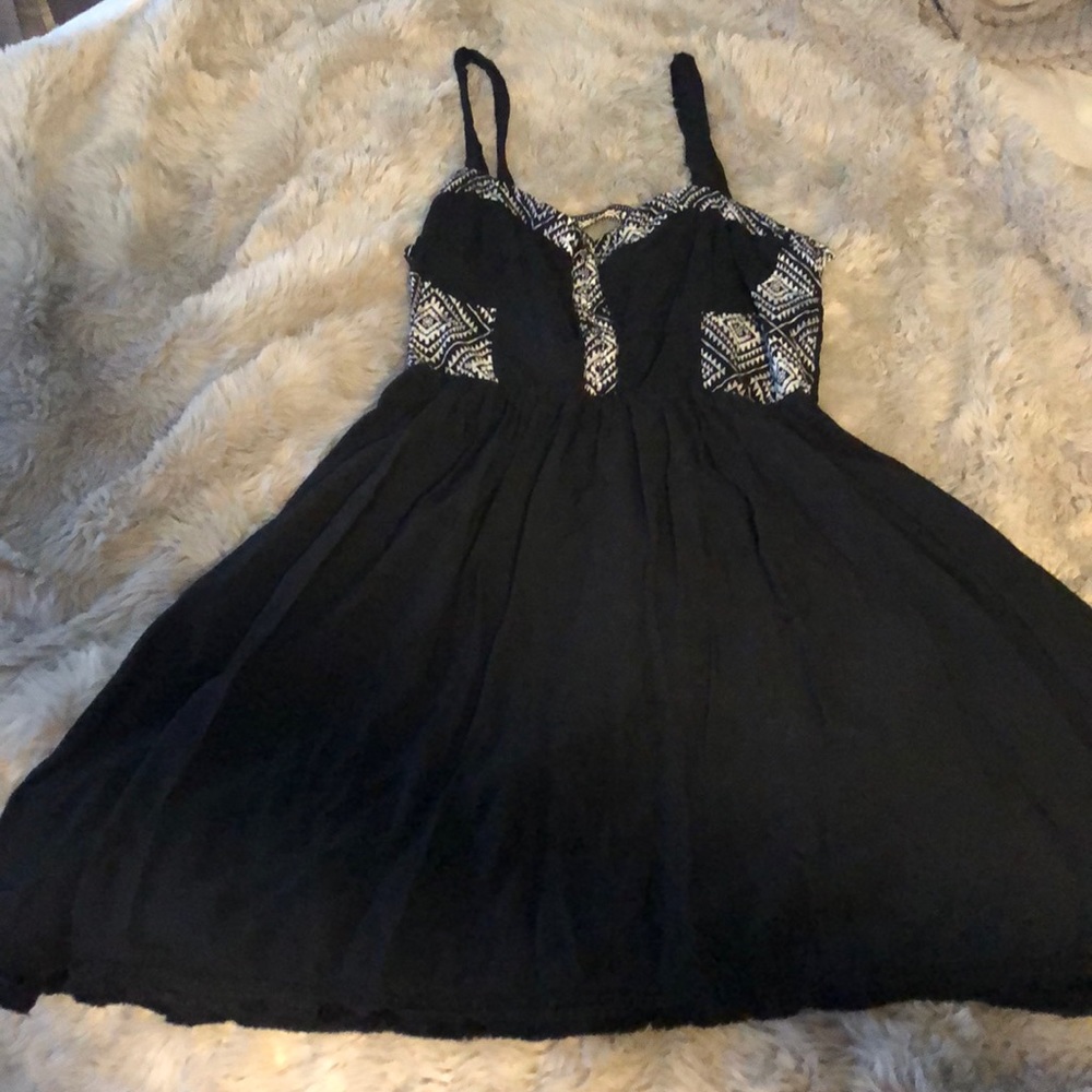 Black mini-dress